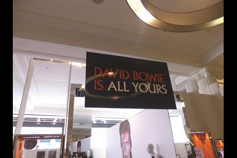 David Bowie Is All Yours Selfridges